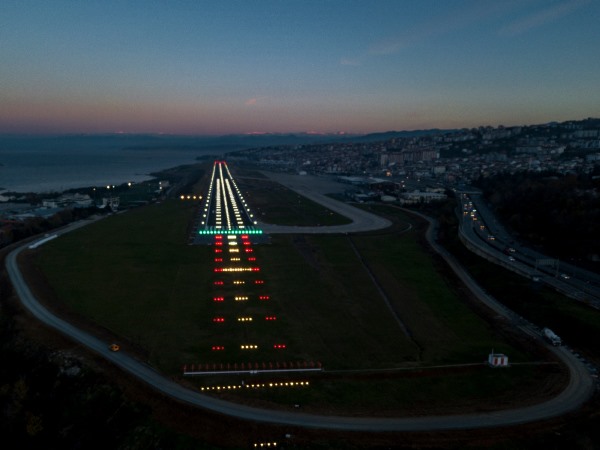 Trabzon Havalimanında işlem tamam! 24 saat hizmet vermeye hazır