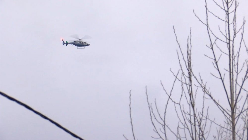 İstanbul'da helikopter düştü iddiası