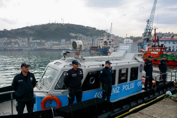 Trabzon denizine özel ekip