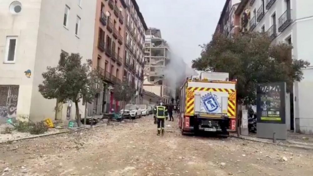 İspanya'da şiddetli patlama