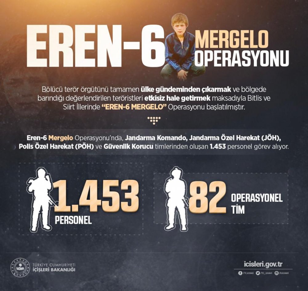 Eren-6 Mergelo Operasyonu başladı