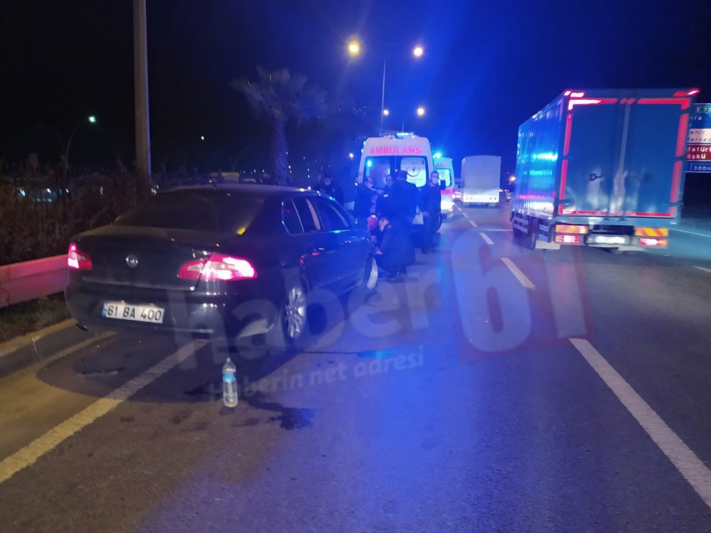 Trabzon’da kaza: 2 yaralı