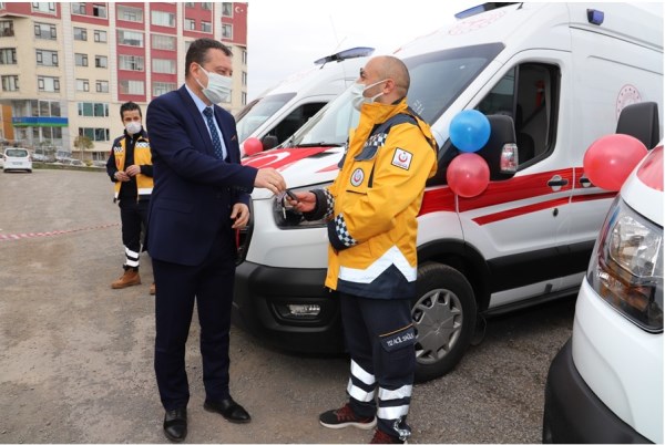 Trabzon'a 6 yeni ambulans