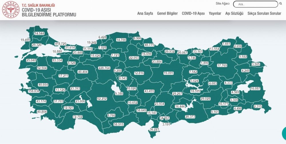 Trabzon'da aşı yapılan kişi sayısı artıyor