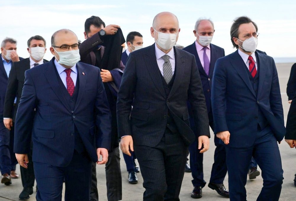 Bakan Karaismailoğlu ve İletişim başkanı Altun Trabzon'da