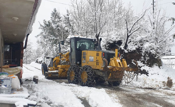 Trabzon'da kar 196 köy yolunu kapattı
