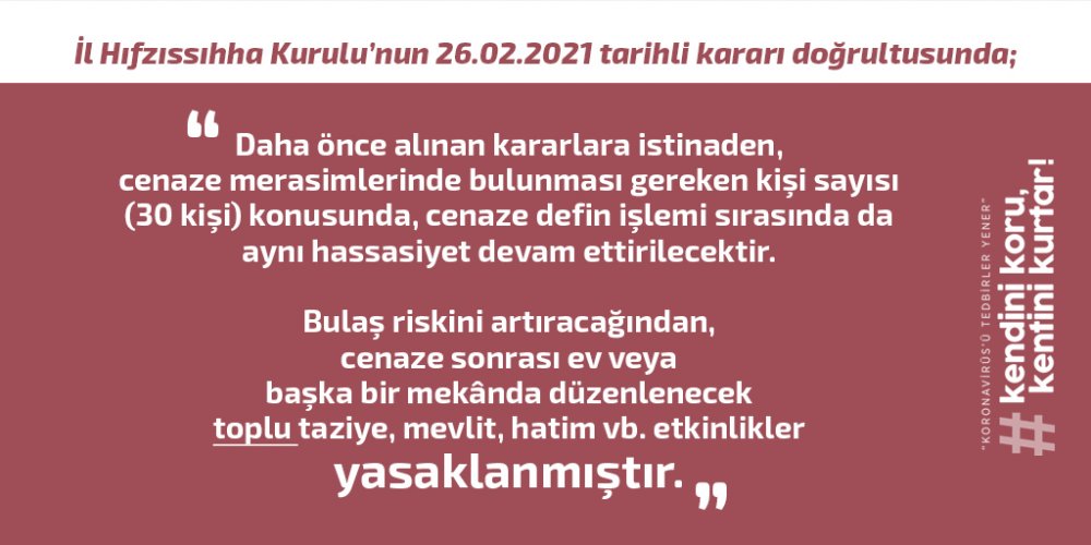 Trabzon İl Hıfzıssıhha Kurulu açıkladı! Hepsi yasaklandı!