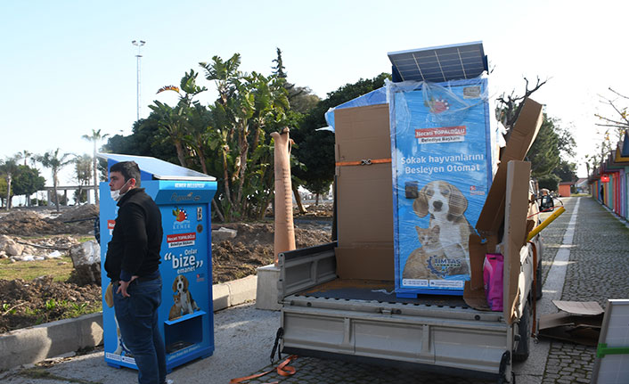 Antalya'da güneş enerjisi ile çalışan mamamatikler kuruldu