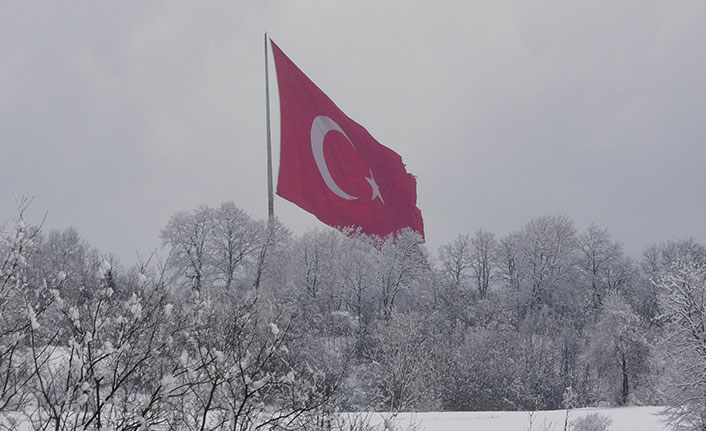 Samsun beyaza boyandı