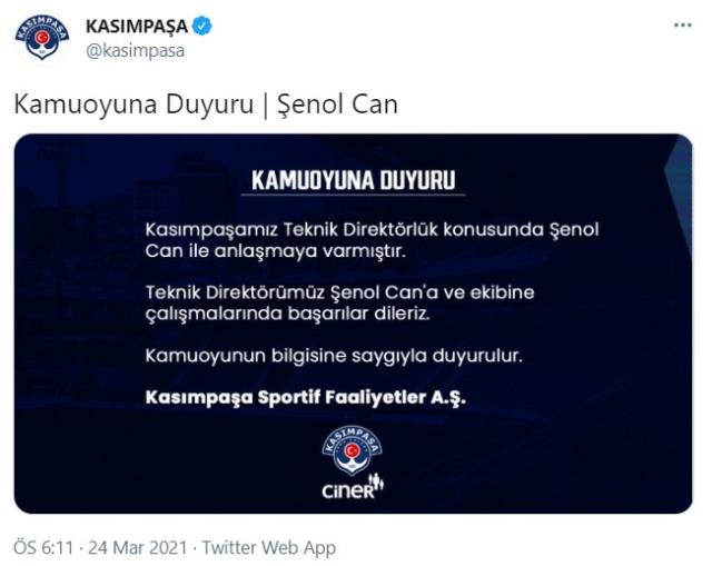 Fatih Tekke'nin adı geçiyordu! Kasımpaşa yeni hocasını buldu