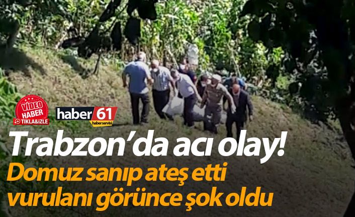 Trabzon'da eşini domuz sanıp öldüren kişi kendini böyle savundu