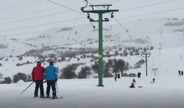 Kop'da kayak sezonu 1 ay daha uzadı