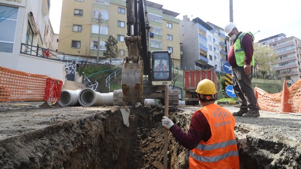 Trabzon'un yağmur suyu sorunu ortadan kalkıyor