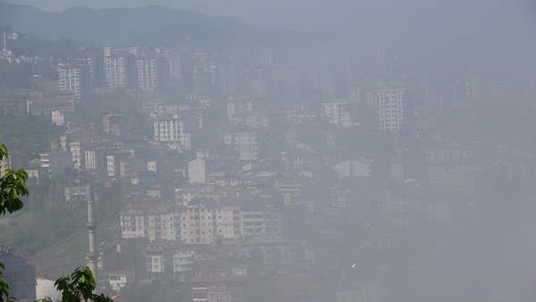 Trabzon’da uçuşlara sis engeli