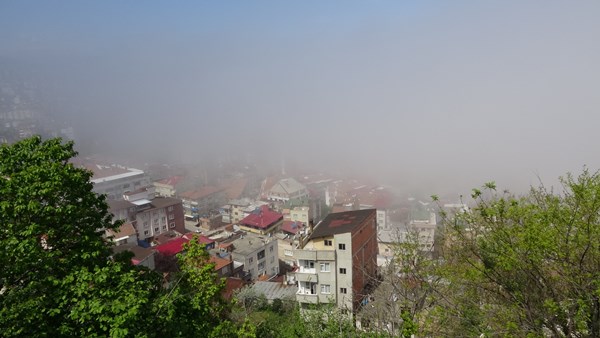 Trabzon’da uçuşlara sis engeli