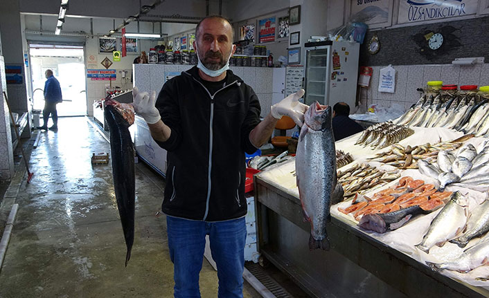 Trabzon balık halinde satışlar durma noktasına geldi