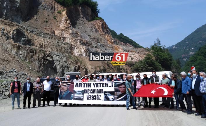 Trabzon'da vatandaşların yol tepkisi: Buraya artık sadece oy için gelmeyin!