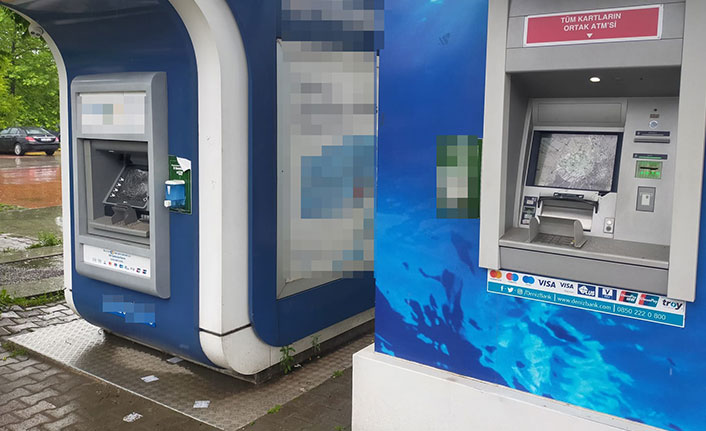 Samsun'da ATM'lere saldırı