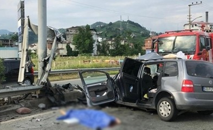 Trabzon'da feci kaza: 2 ölü 4 yaralı
