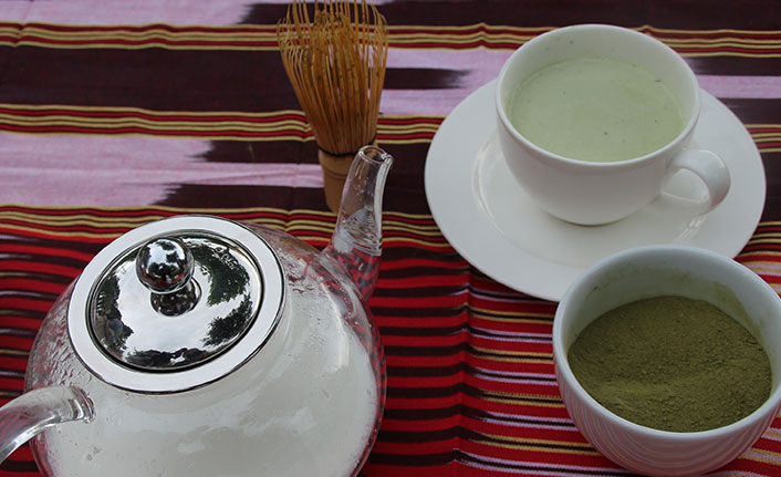 Karadeniz’in yeşil çay pudrasından ‘detoks çay’ı üretildi
