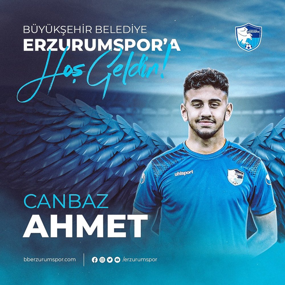 Trabzonsporlu futbolcu Ahmet Canbaz imzayı attı