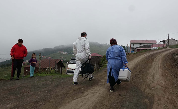 Karadeniz'in yaylalarında aşı seferberliği