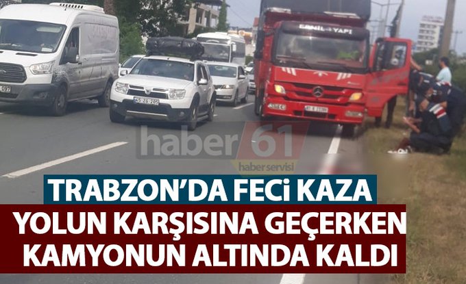 Trabzon’daki kazadan acı haber