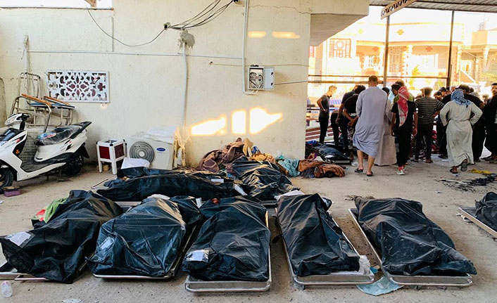 Irak’taki hastane yangınında can kaybı 92'ye yükseldi