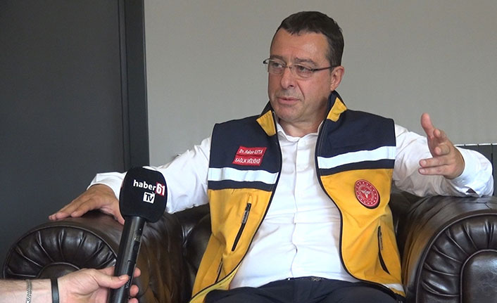 Trabzon İl Sağlık Müdürü Usta'dan kritik uyarılar