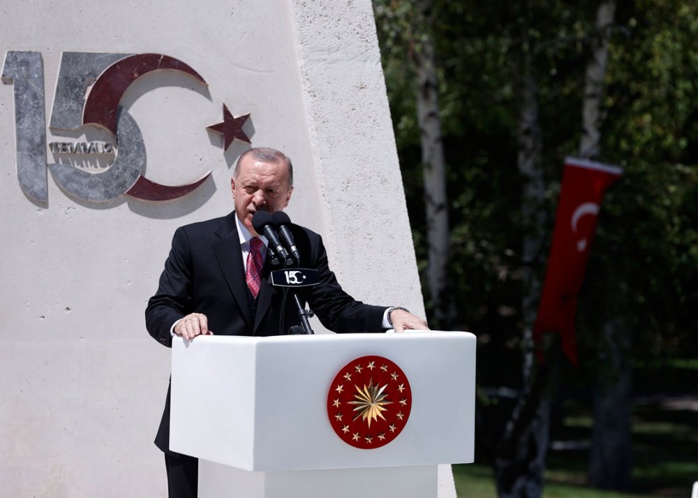 Cumhurbaşkanı Erdoğan: 15 Temmuz destanı hepimizin ortak gurur kaynağıdır