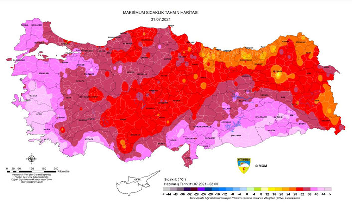 Meteoroloji'den 'sıcak hava' uyarısı