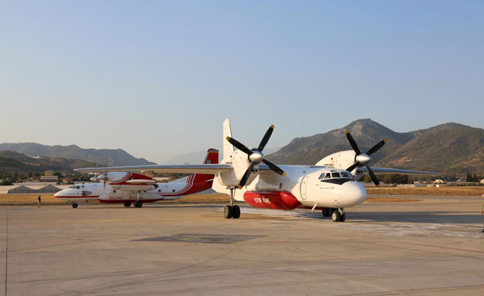 Türkiye'deki orman yangınlarına 6 ülkeden 18 hava aracıyla destek