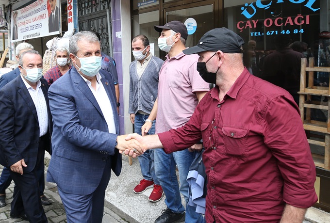 Destici Trabzon'da gündemi değerlendirdi