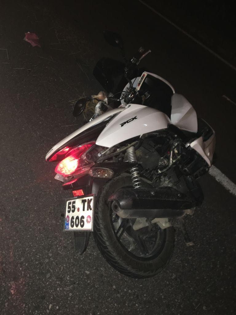 Trabzon'da otomobil ile motosiklet çarpıştı: 1 Ölü