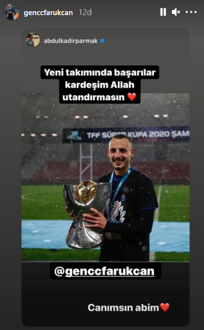 Faruk Can Genç Trabzonspor'dan ayrıldı