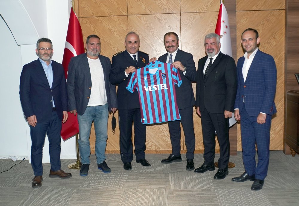 Trabzonspor'dan Emniyet Müdürü Aydoğan'a ziyaret