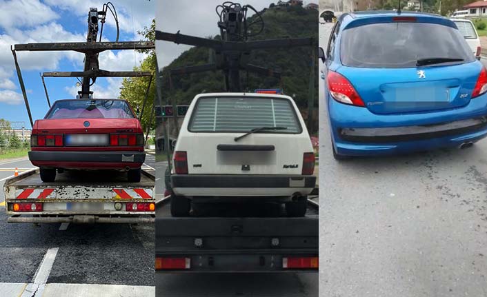 Trabzon’da abart egzoz avı sürüyor! 7 araç daha men edildi