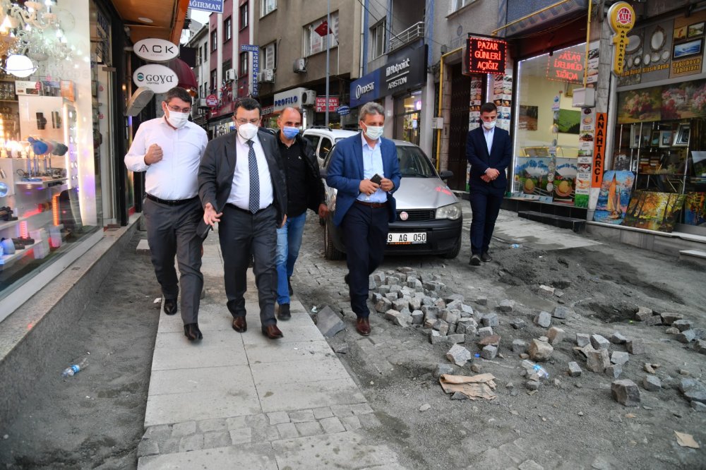 Trabzon'da Balıkpazarı Sokağı yeniden düzenleniyor!