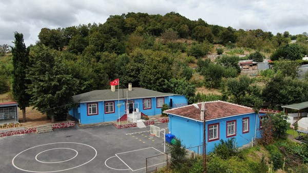 Beykoz’da Trabzonlu muhtarın azmi, köyü bordo maviye çevirdi