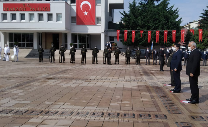 Atatürk'ün Trabzon'a gelişinin 9. yıldönümü kutlandı