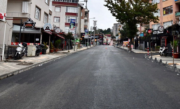 Trabzon'da asfaltlama çalışmaları sürüyor