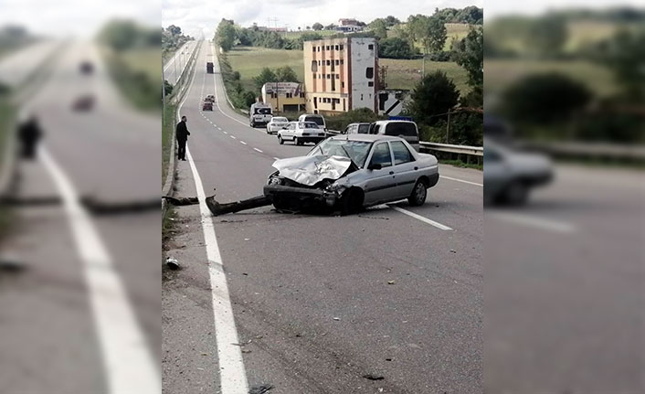 Samsun'da otomobiller çarpıştı: 6 yaralı