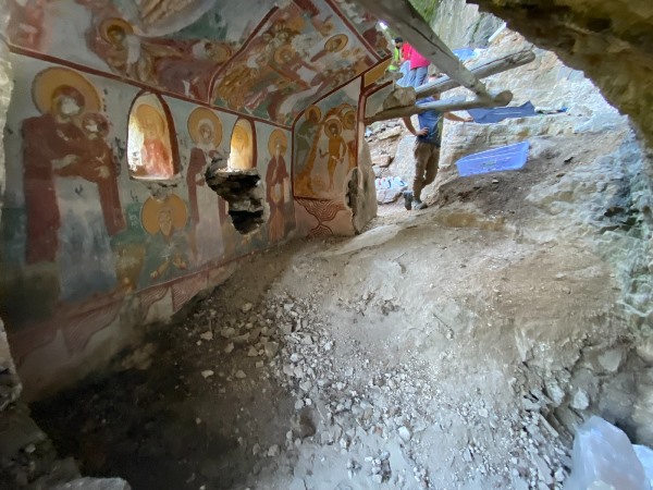 Sümela Manastırı'ndaki saklı şapeller gün yüzüne çıkıyor