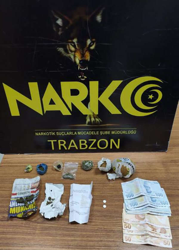 Trabzon’da uyuşturucu operasyonu!