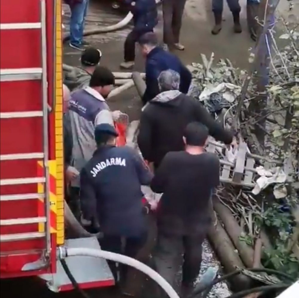 Rize'de yangında 1 kişi hayatını kaybetmişti! Patlama anı kamerada