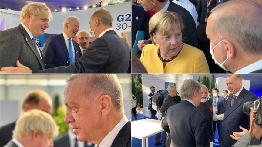 Cumhurbaşkanı Erdoğan G20'de aile fotoğrafına katıldı