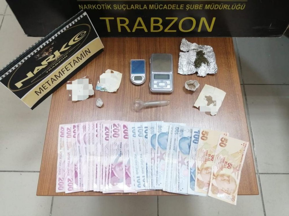 Trabzon'da uyuşturucu operasyonu! 3 Gözaltı