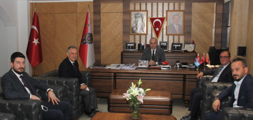 TTB Başkanlarından Emniyet Müdürü Aydoğan'a ziyaret