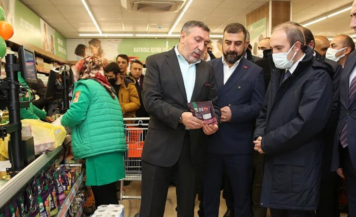 Bayburt’ta Tarım Kredi Kooperatif marketi açıldı
