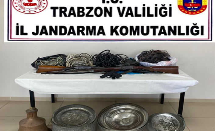 Trabzon'da kablo hırsızları suçüstü yakalandı